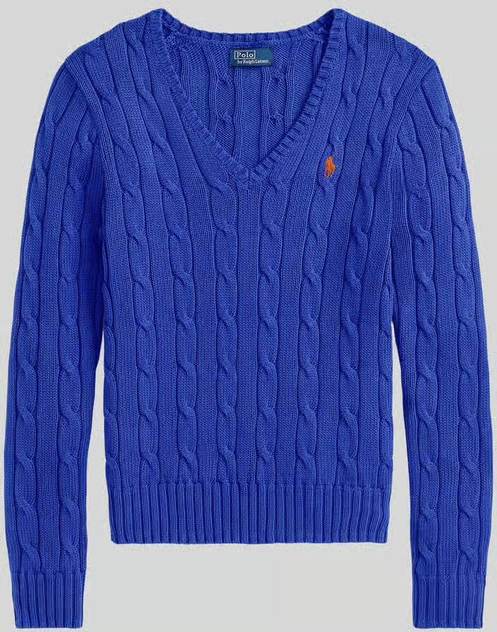 Polo Ralph Lauren regular fit gebreide pullover van puur katoen model 'KIMBERLY'