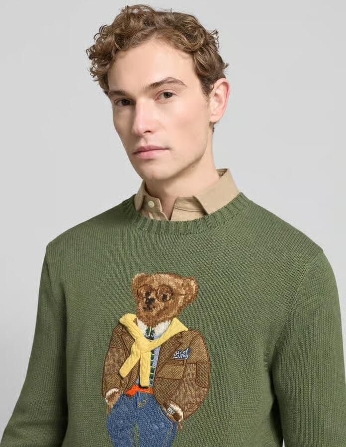 Polo Ralph Lauren Regular fit gebreide pullover van zuiver katoen - Foto 2