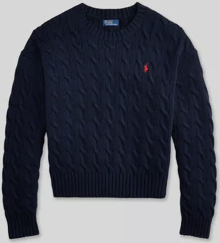 Polo Ralph Lauren Regular fit gebreide pullover van zuiver katoen