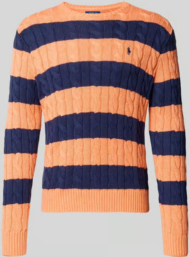 Polo Ralph Lauren Regular fit gebreide pullover van zuiver katoen