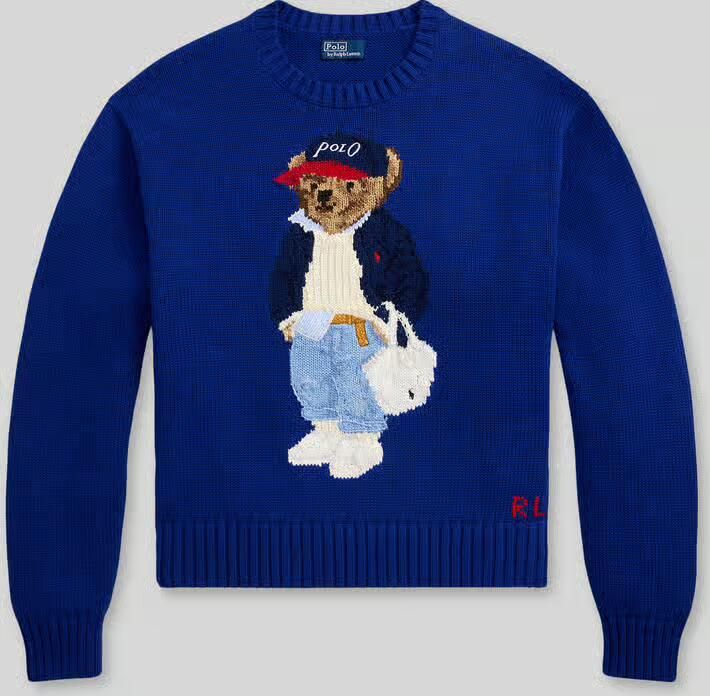 Polo Ralph Lauren Regular Fit gebreide trui met Polo-Bear-intarsia - Foto 2