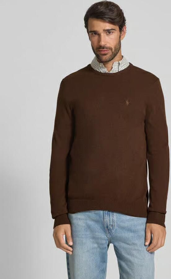 Polo Ralph Lauren Regular fit gebreide pullover van pure wol