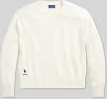 Polo Ralph Lauren Katoenen Crew-Neck Sweater met Zijsplitten White Dames - Foto 6