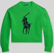 Polo Ralph Lauren Regular Fit gebreide trui van puur katoen