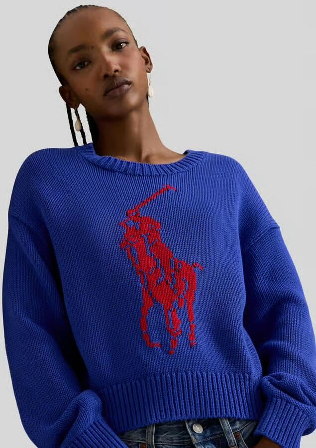 Polo Ralph Lauren Regular Fit gebreide trui van puur katoen