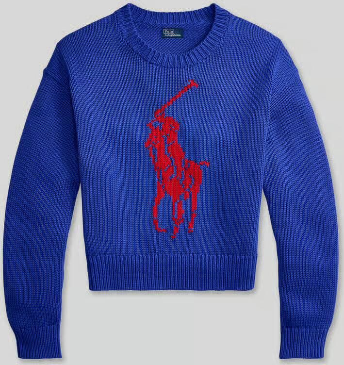 Polo Ralph Lauren Regular Fit gebreide trui van puur katoen - Foto 2
