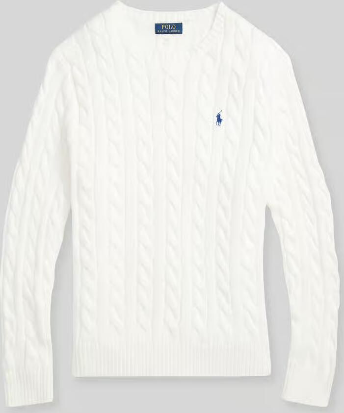 Polo Ralph Lauren Gebreide pullover met kabelpatroon model 'DRIVER' - Foto 4