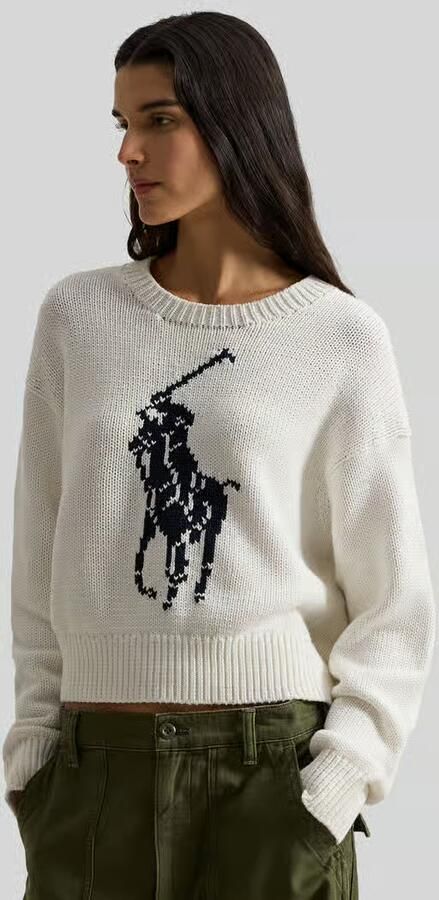 Polo Ralph Lauren Regular Fit gebreide trui van puur katoen - Foto 2
