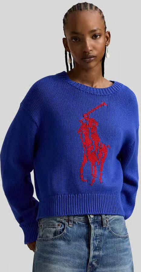 Polo Ralph Lauren Regular Fit gebreide trui van puur katoen - Foto 3