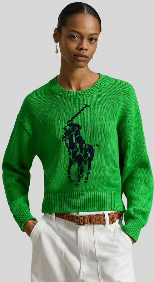 Polo Ralph Lauren Regular Fit gebreide trui van puur katoen - Foto 2