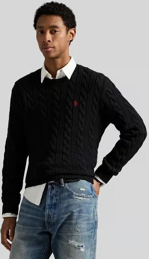 Polo Ralph Lauren Zwarte Katoenen Sweatshirt van Ralph Lauren Zwart Heren - Foto 4