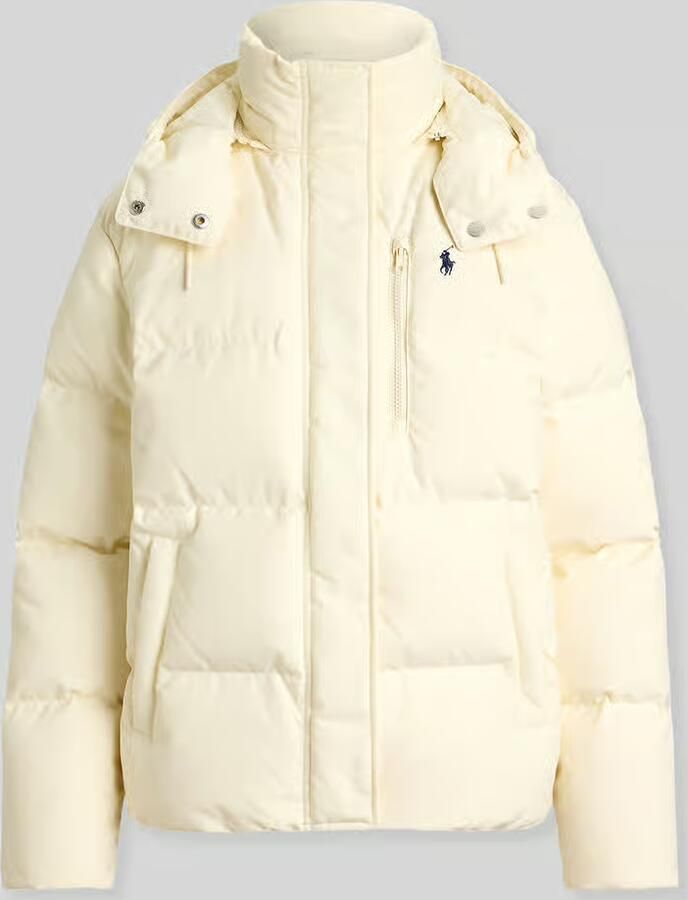 Polo Ralph Lauren Regular fit gewatteerd jack met afneembare capuchon