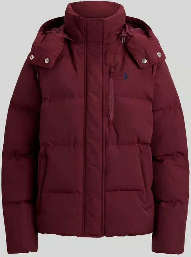 Polo Ralph Lauren Regular fit gewatteerd jack met afneembare capuchon