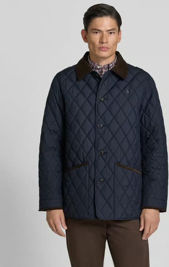 Polo Ralph Lauren Regular fit gewatteerd jack met corduroy platte kraag - Foto 3