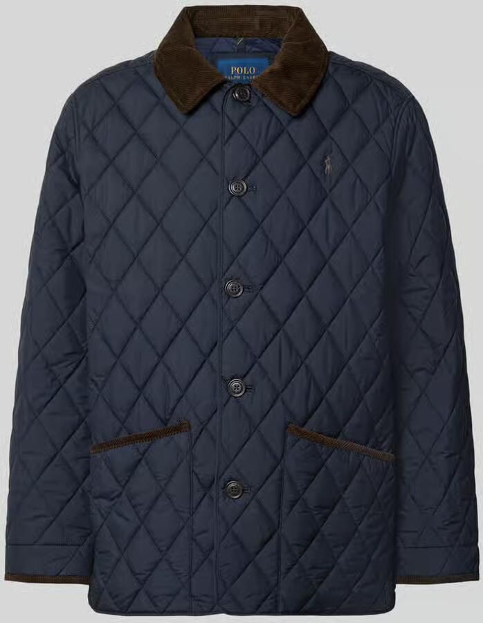 Polo Ralph Lauren Regular fit gewatteerd jack met corduroy platte kraag - Foto 2
