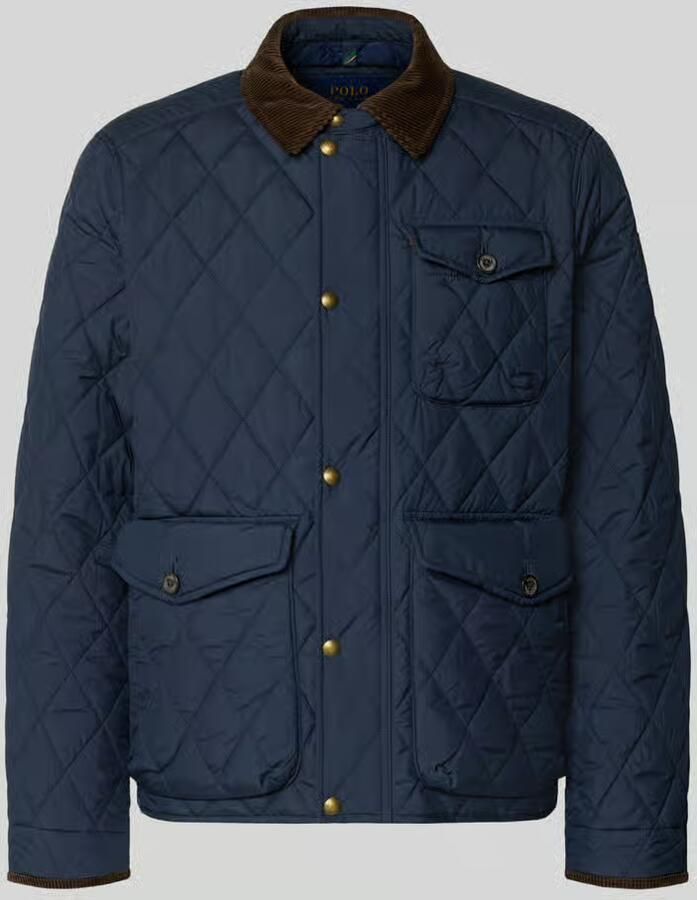 Polo Ralph Lauren Regular fit gewatteerd jack met drukknoopsluiting