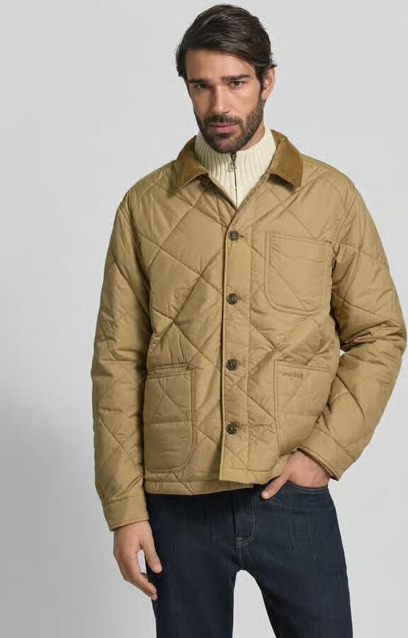 Polo Ralph Lauren Regular fit gewatteerd jack met kentkraag - Foto 3