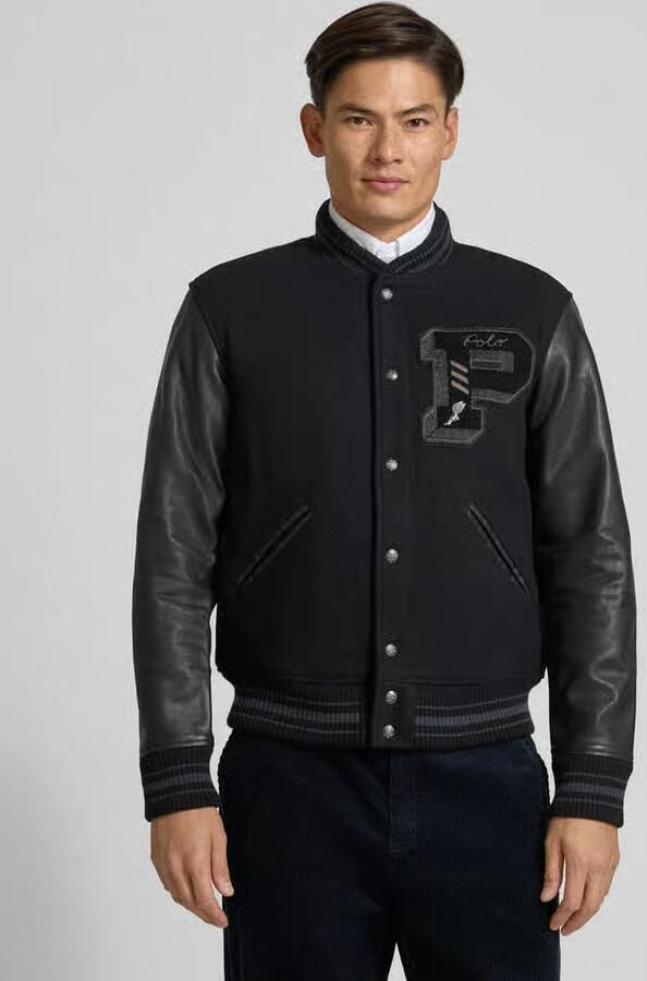 Polo Ralph Lauren Regular fit jack van kalfsleermix model 'BROKEN' - Foto 2