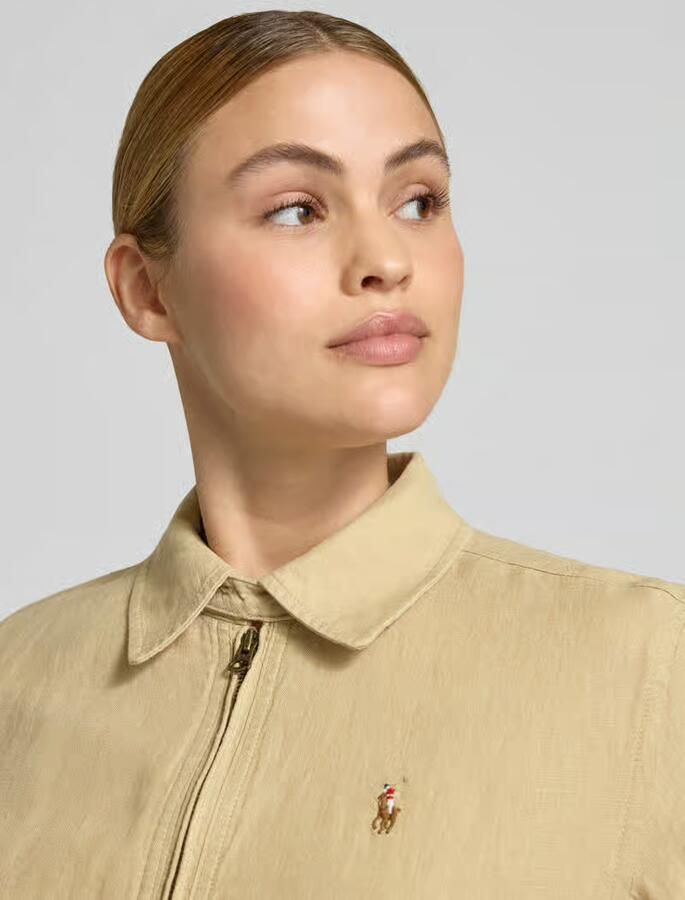 Polo Ralph Lauren regular fit jack van puur linnen