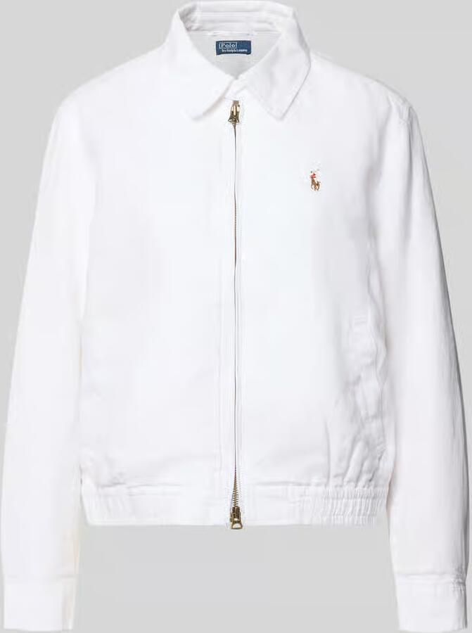Polo Ralph Lauren Linnen windbreaker met logostitching - Foto 2