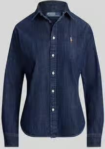 Polo Ralph Lauren regular fit jeansblouse van puur katoen