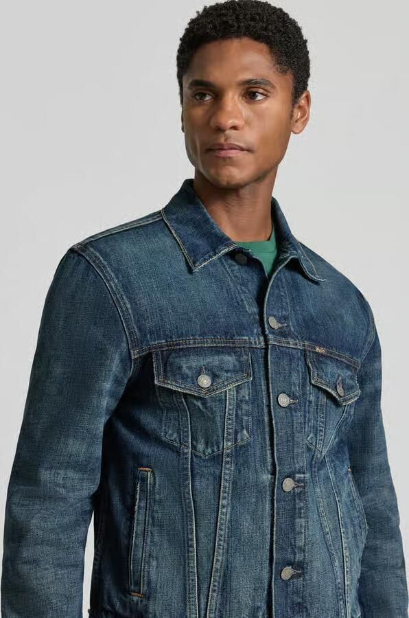 Polo Ralph Lauren Jeansjack met klepzakken model 'ICON TRUCKER-DENIM-JACKET' - Foto 3
