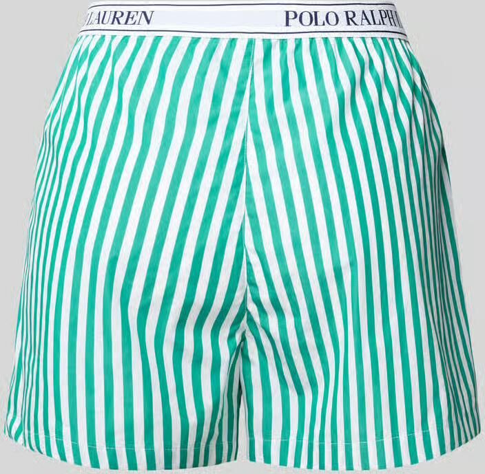 Polo Ralph Lauren Regular fit korte pyjamabroek met elastische band met label