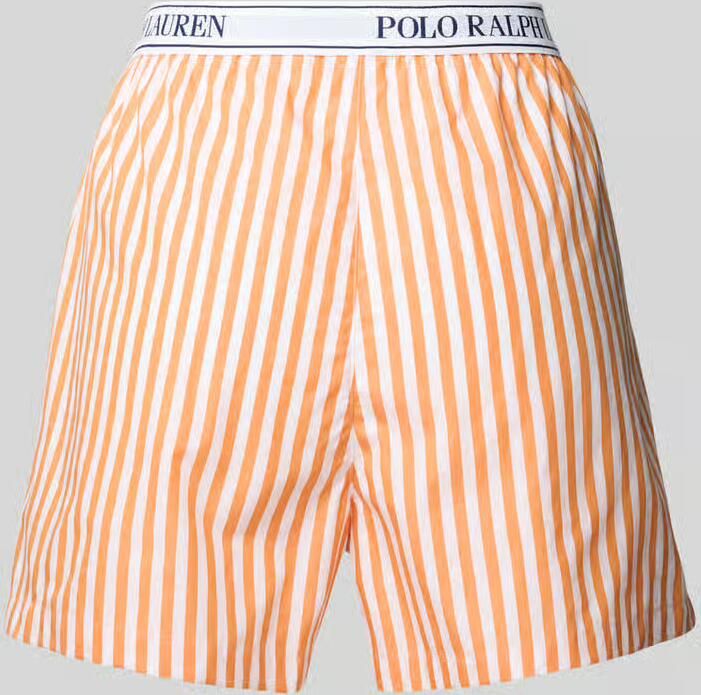 Polo Ralph Lauren Regular fit korte pyjamabroek met elastische band met label