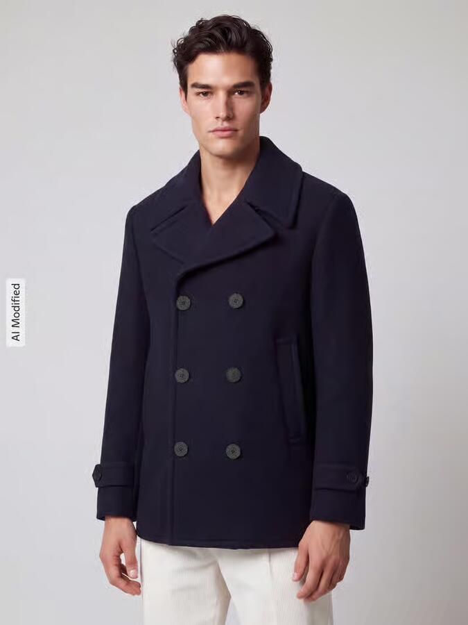 Polo Ralph Lauren Regular fit lange jas met wol - Foto 2
