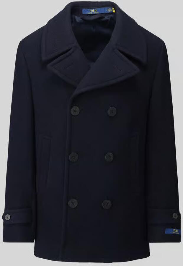 Polo Ralph Lauren Regular fit lange jas met wol - Foto 3