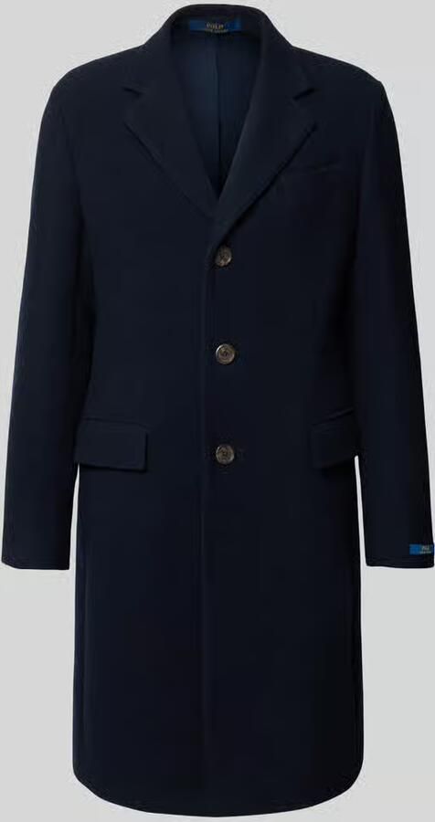 Polo Ralph Lauren Regular fit lange jas van wolmix