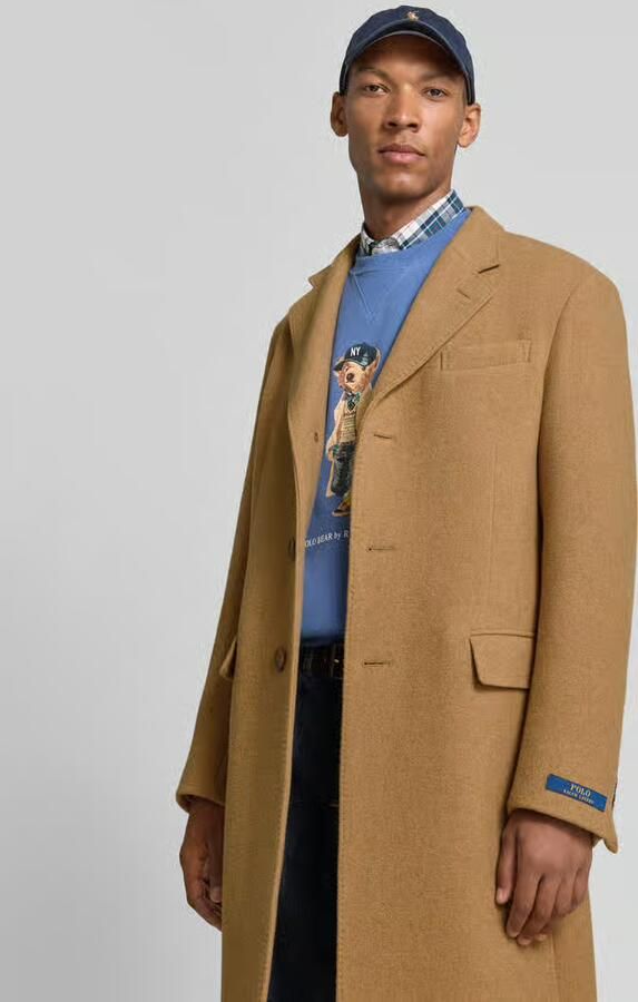 Polo Ralph Lauren Regular fit lange jas van wolmix - Foto 2