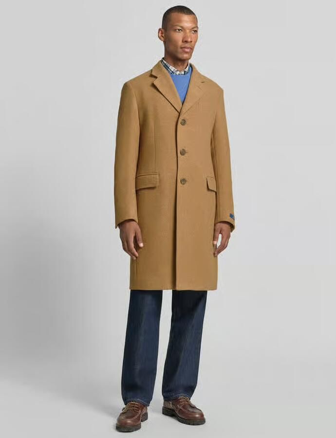 Polo Ralph Lauren Regular fit lange jas van wolmix - Foto 2