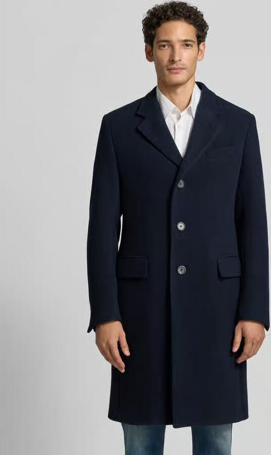 Polo Ralph Lauren Regular fit lange jas van wolmix - Foto 3