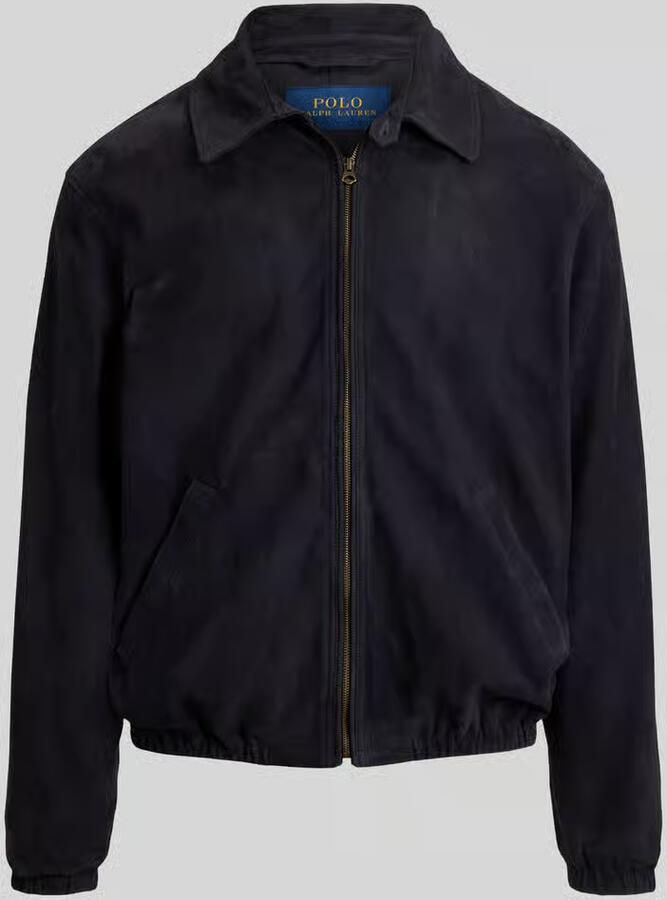 Polo Ralph Lauren Regular fit leren jack van echt schapenleer