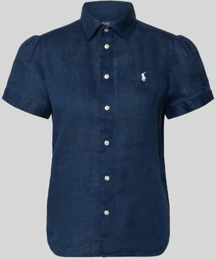 Polo Ralph Lauren regular fit linnen blouse van puur linnen - Foto 2