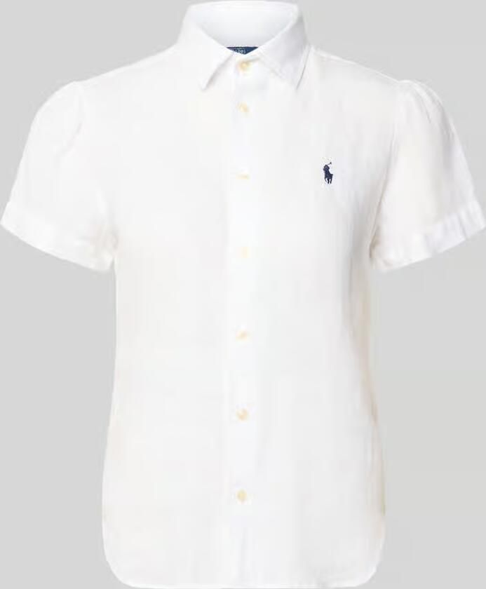 Polo Ralph Lauren regular fit linnen blouse van puur linnen - Foto 2