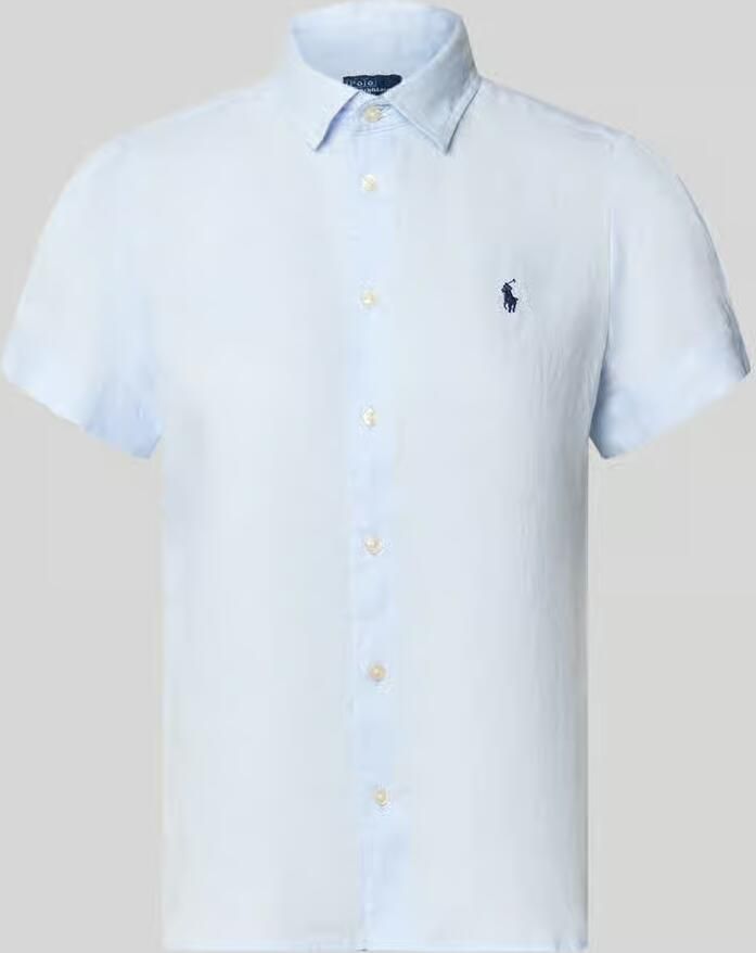 Polo Ralph Lauren regular fit linnen blouse van puur linnen - Foto 2