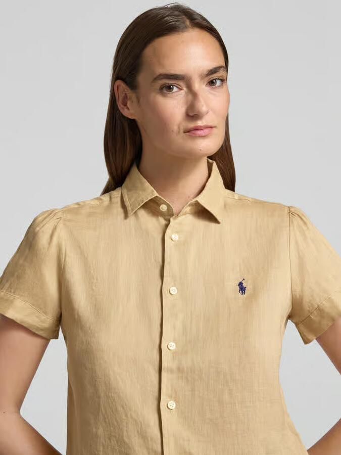 Polo Ralph Lauren regular fit linnen blouse van puur linnen