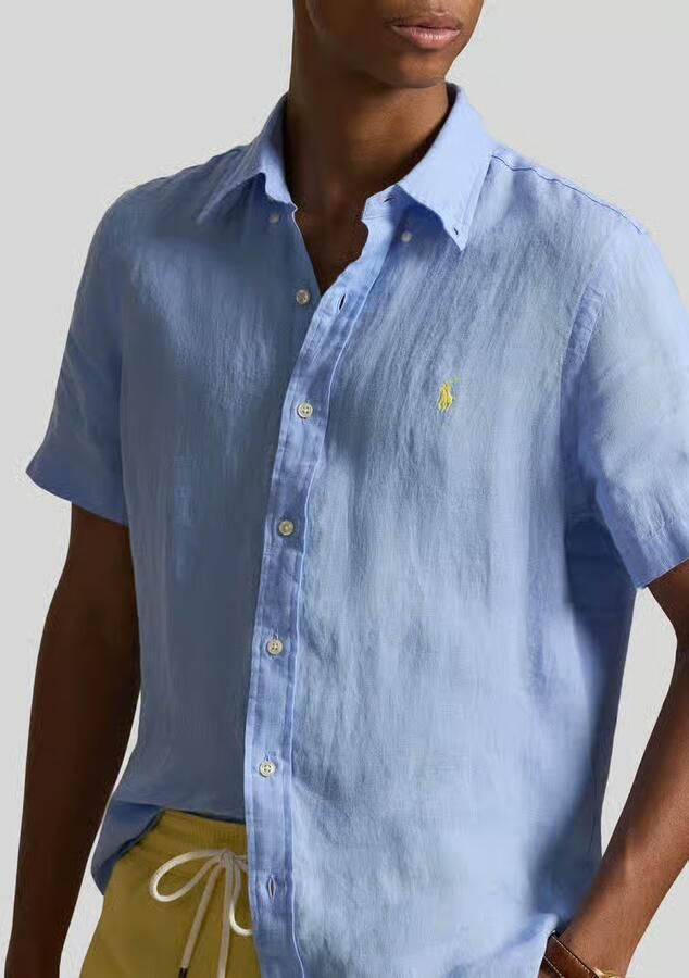 Polo Ralph Lauren Regular fit linnen overhemd met Button-downkraag