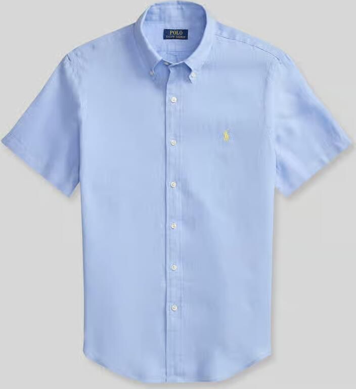 Polo Ralph Lauren Regular fit linnen overhemd met Button-downkraag - Foto 2
