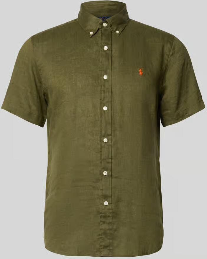 Polo Ralph Lauren Regular fit linnen overhemd met Button-downkraag - Foto 2