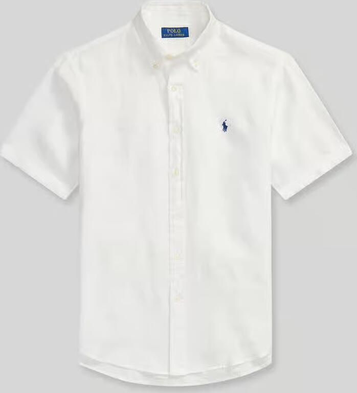 Polo Ralph Lauren Regular fit linnen overhemd met Button-downkraag - Foto 2