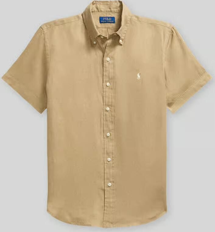 Polo Ralph Lauren Regular fit linnen overhemd met Button-downkraag - Foto 2
