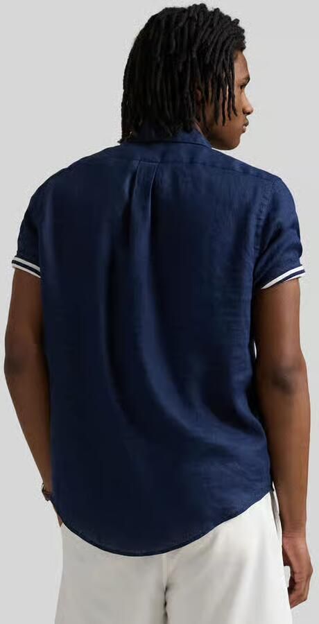 Polo Ralph Lauren Regular fit linnen overhemd met Button-downkraag - Foto 3