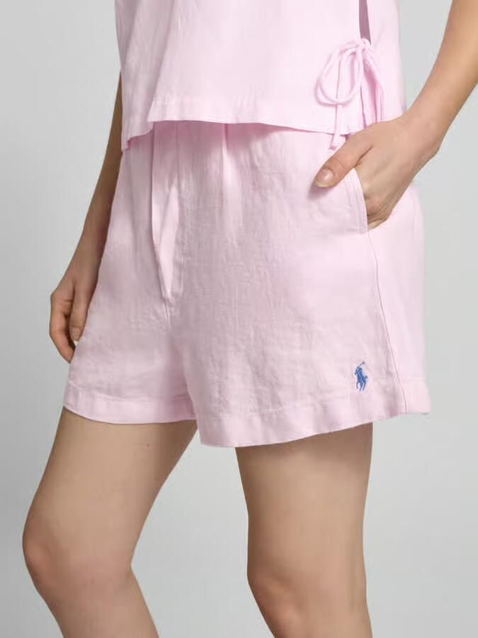 Polo Ralph Lauren regular fit linnen short met trekkoord