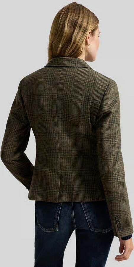 Polo Ralph Lauren Regular fit longblazer van mix van katoen en wol - Foto 2