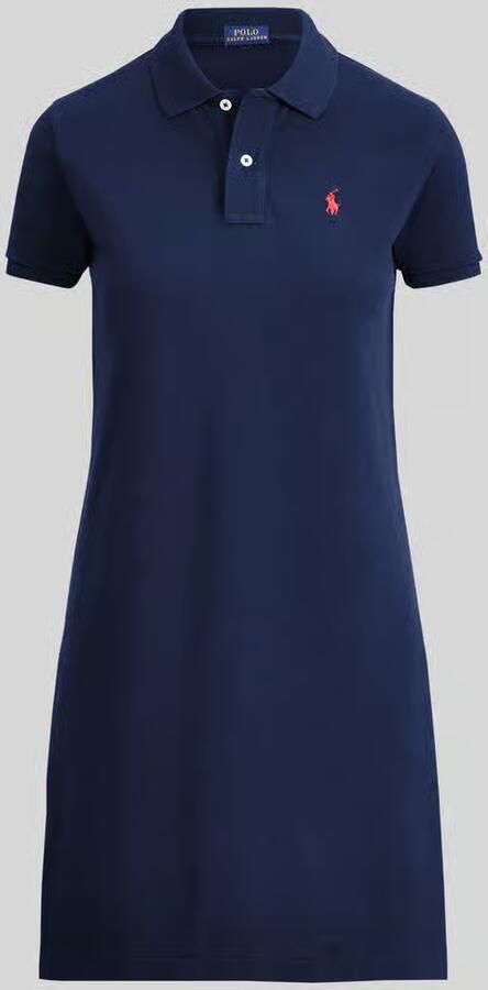 Polo Ralph Lauren Regular fit mini-jurk met logostitching model 'Polo' - Foto 3