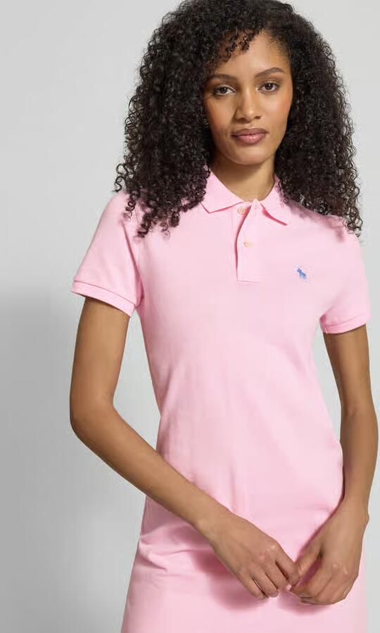 Polo Ralph Lauren Regular fit mini-jurk met logostitching model 'Polo'