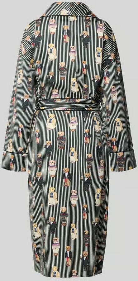 Polo Ralph Lauren Regular fit ochtendjas met polo bear-motief - Foto 2
